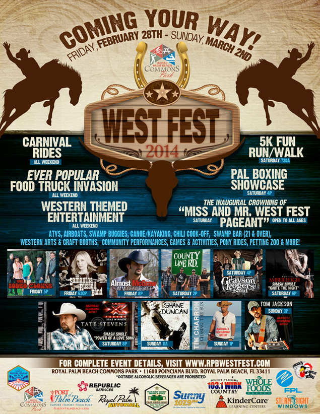 Royal Palm Beach’s West Fest 2014 is This Weekend! South Florida