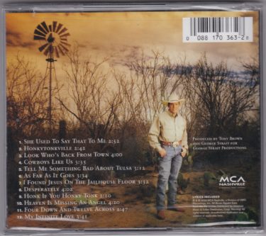 George Strait "Honkytonkville" CD - New - Image 2