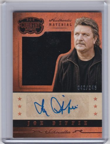 Joe Diffie 2015 Panini Country Music Silhouette Signature Materials #SI-JD - Serial #'d 42/246