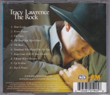 Tracy Lawrence - The Rock - Used CD - Image 2