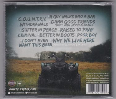 Tyler Farr - Suffer in Peace - New CD - Image 2
