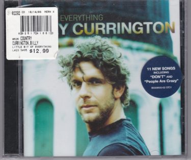 Billy Currington "Little Bit of Everything" - New CD
