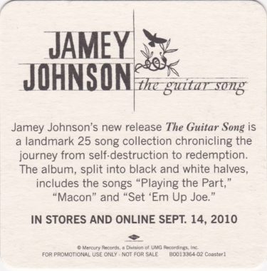 Jamey Johnson "The Guitar Song" Coasters - Set of 3 - Image 2