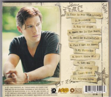 Jason Michael Carroll "Numbers" - Cracker Barrel Exclusive - Used CD - Image 2