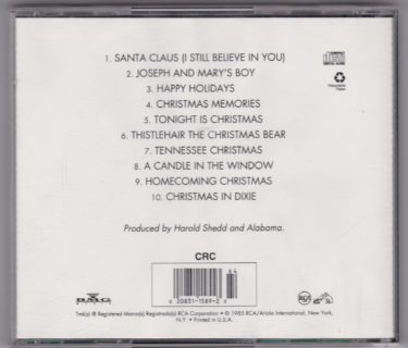 Alabama "Christmas" - Used CD - Image 2