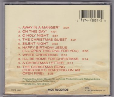 Reba McEntire "Merry Christmas To You" - Used CD - Image 2