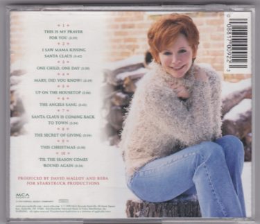 Reba McEntire "A Christmas Collection" - Used CD - Image 2