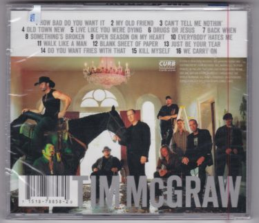 Tim McGraw "Live Like You Were Dying" - New CD - Image 2
