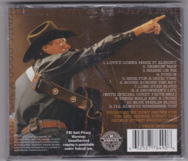 George Strait "Here For a Good Time" - New CD - Image 2