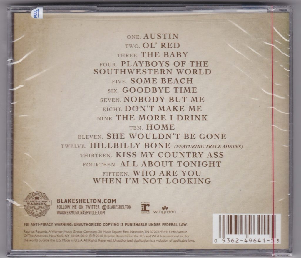 Blake Shelton “Loaded: The Best of Blake Shelton” – New CD | South ...