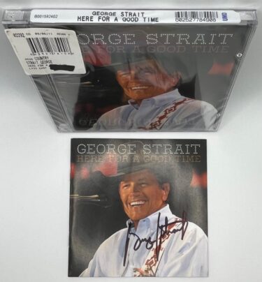 George Strait Autographed "Here For A Good Time" CD