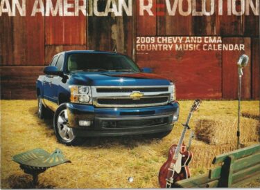2009 Chevy & CMA Country Music Calendar
