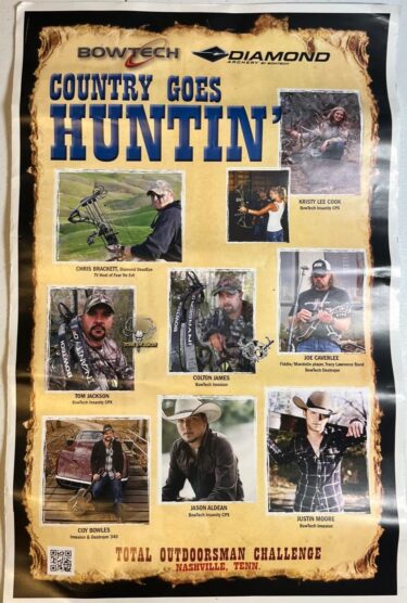 Country Goes Huntin' Poster - Jason Aldean, Justin Moore and more!