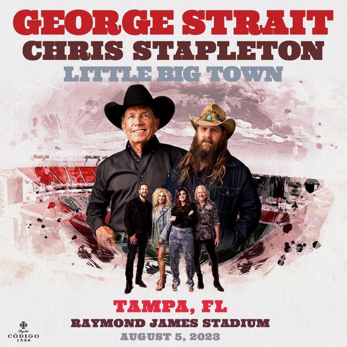 George Strait, Chris Stapleton, Little Big Town - Tampa