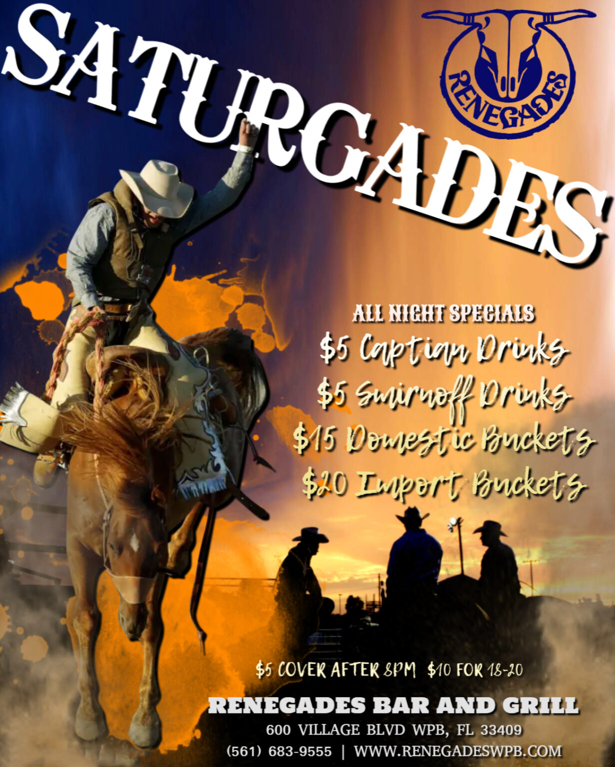 Saturgades at Renegades - West Palm Beach