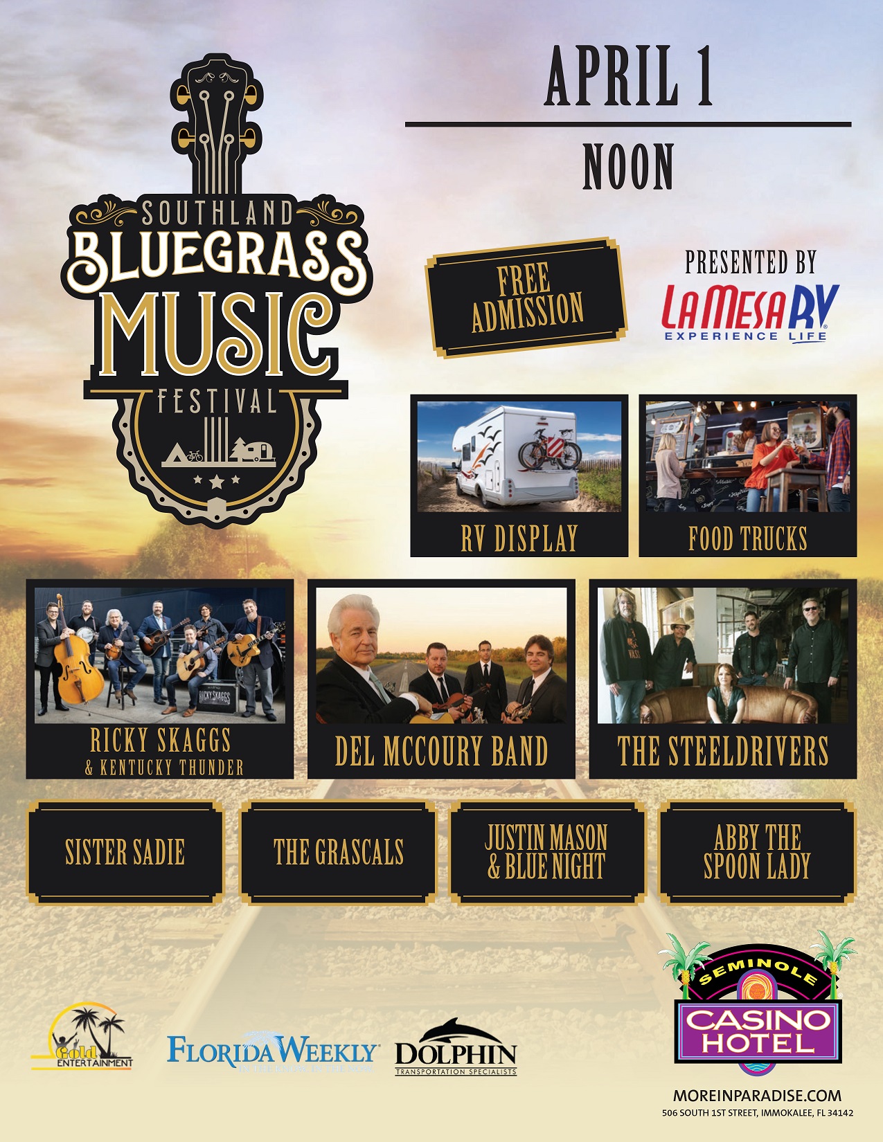 Southland Bluegrass Music Festival Immokalee South Florida Country