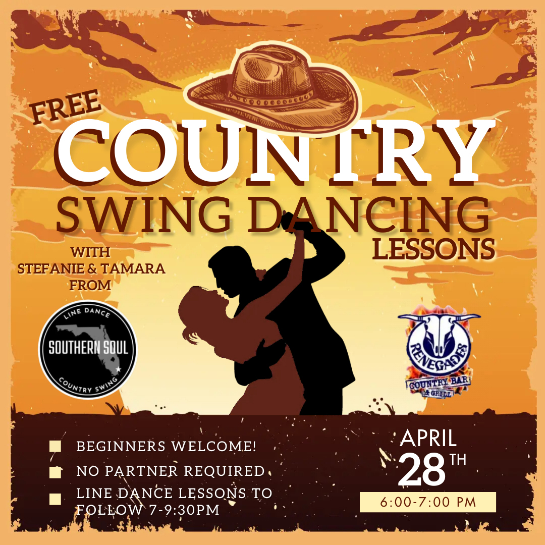 Country Swing Dancing Lessons at Renegades - West Palm Beach