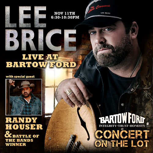 Lee Brice, Randy Houser - Bartow