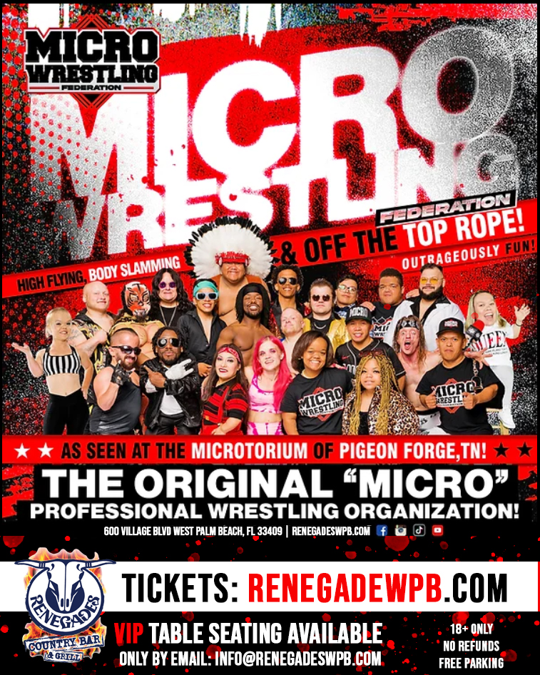 Micro Wrestling at Renegades - West Palm Beach