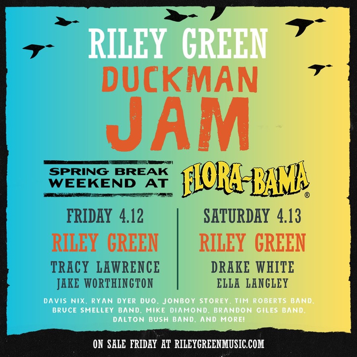 Riley Green's Duckman Jam - Pensacola