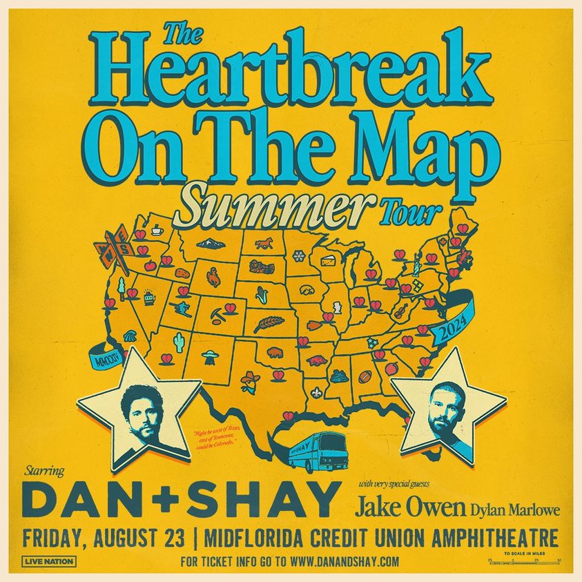 Dan + Shay, Jake Owen, Dylan Marlowe - Tampa