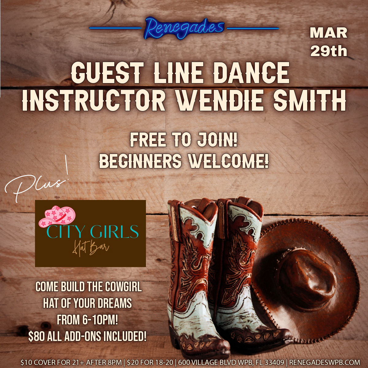 Guest Instructor Wendie Smith at Renegades - West Palm Beach