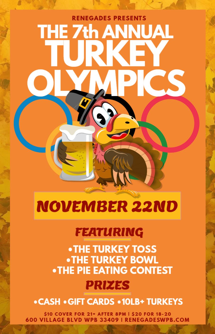 Turkey Olympics at Renegades - West Palm Beach