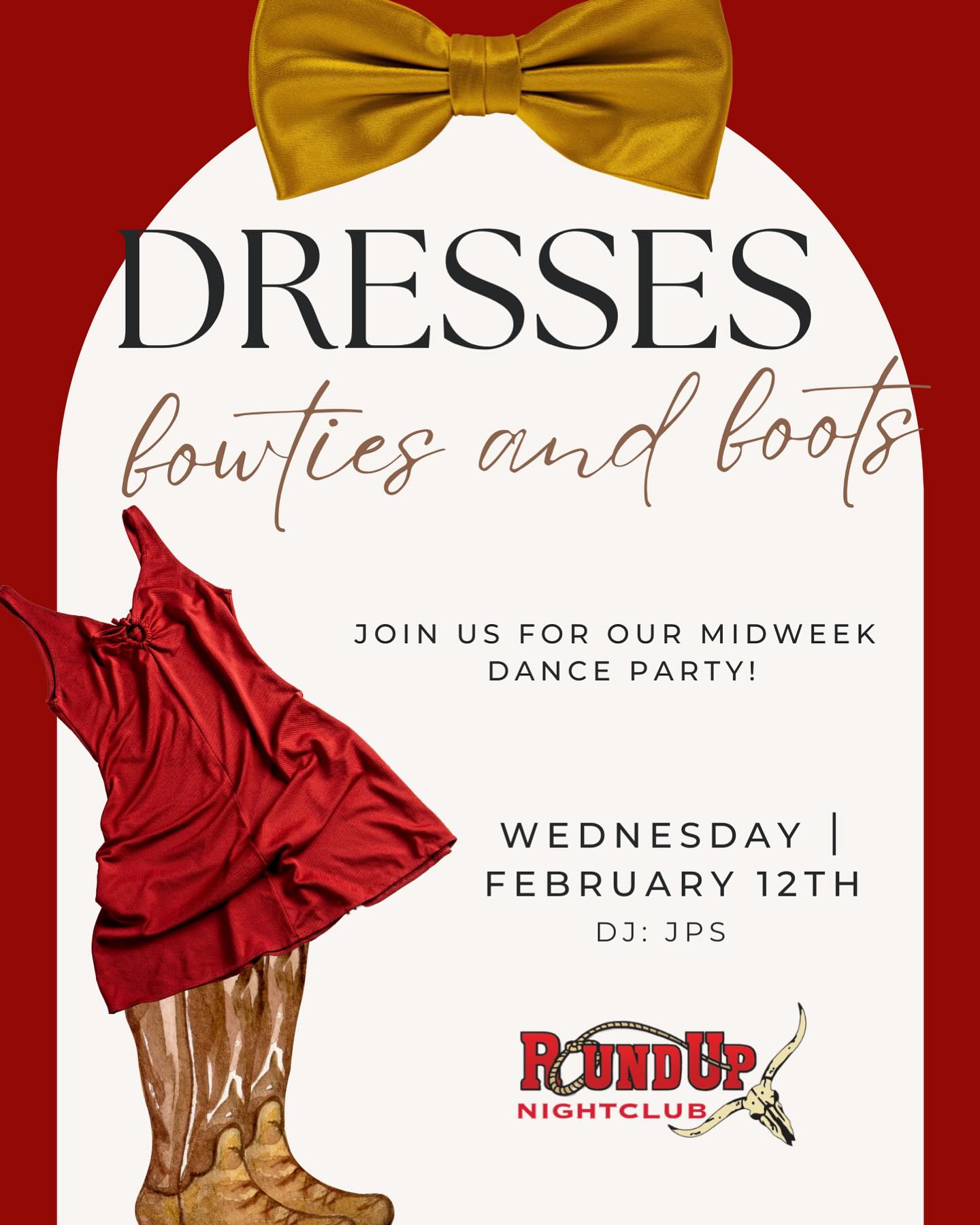 Dresses, Bowties and Boots Dance Party at the Round Up - Davie
