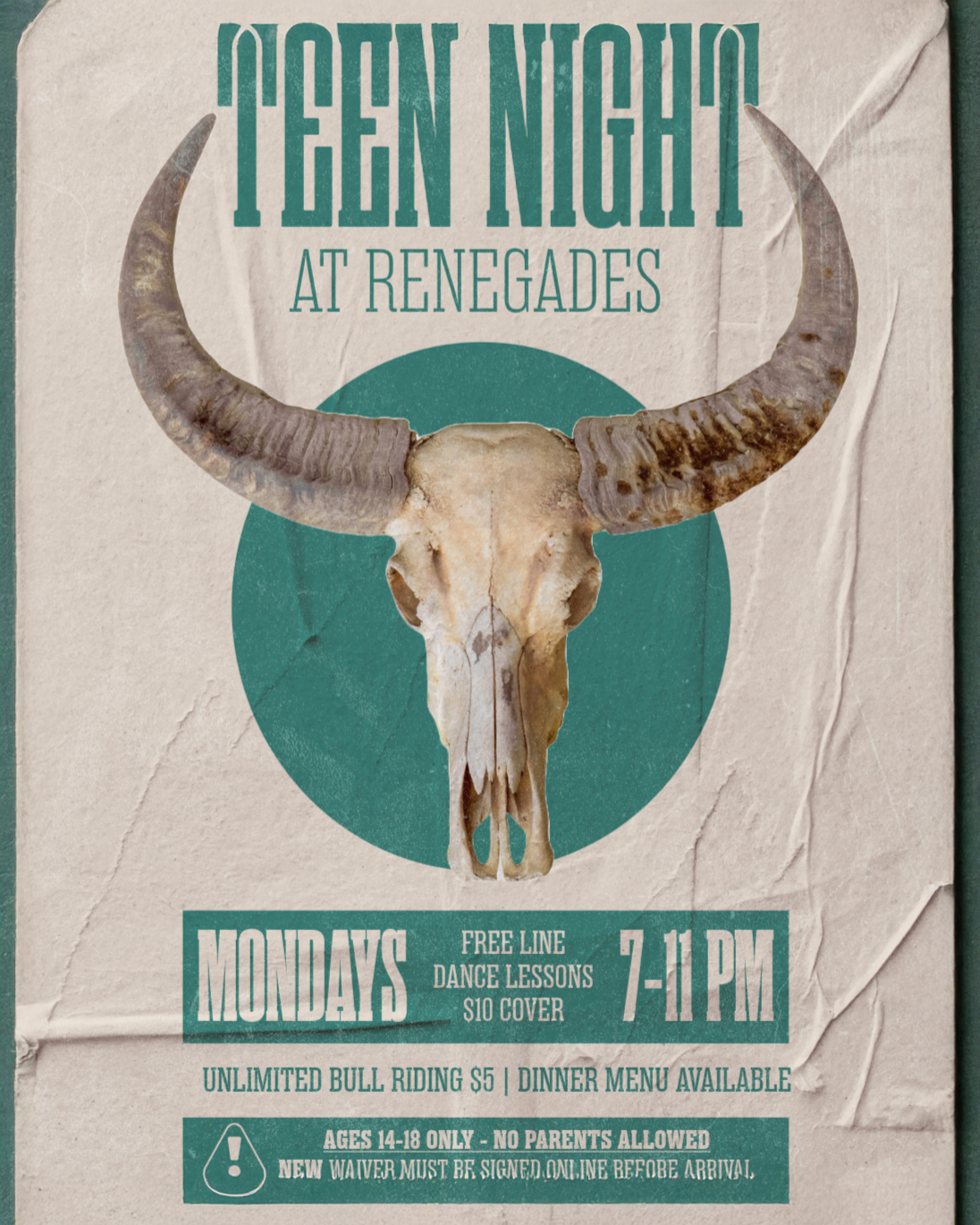 Teen Night at Renegades - West Palm Beach