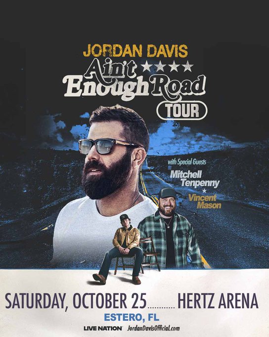Jordan Davis, Mitchell Tenpenny, Vincent Mason - Estero