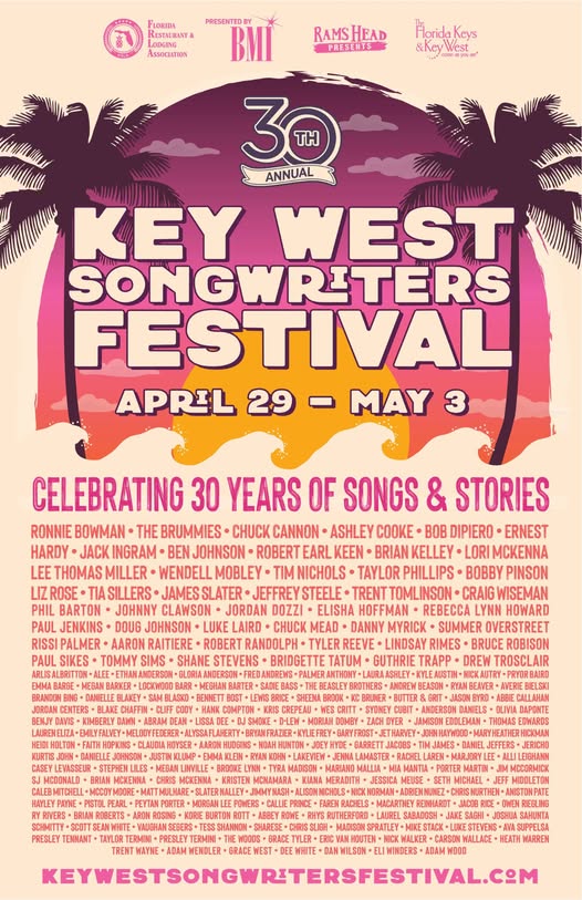 30th Annual Key West Songwriters Festival - Key West