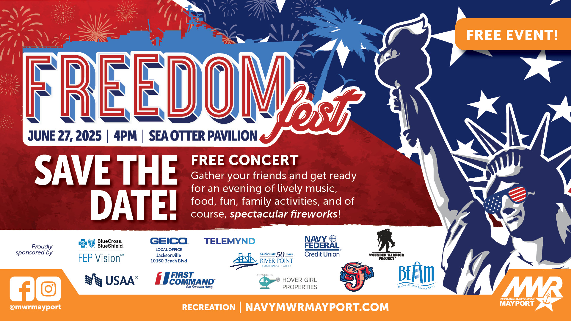 Eric Paslay, Chase Bryant at Freedom Fest - Jacksonville