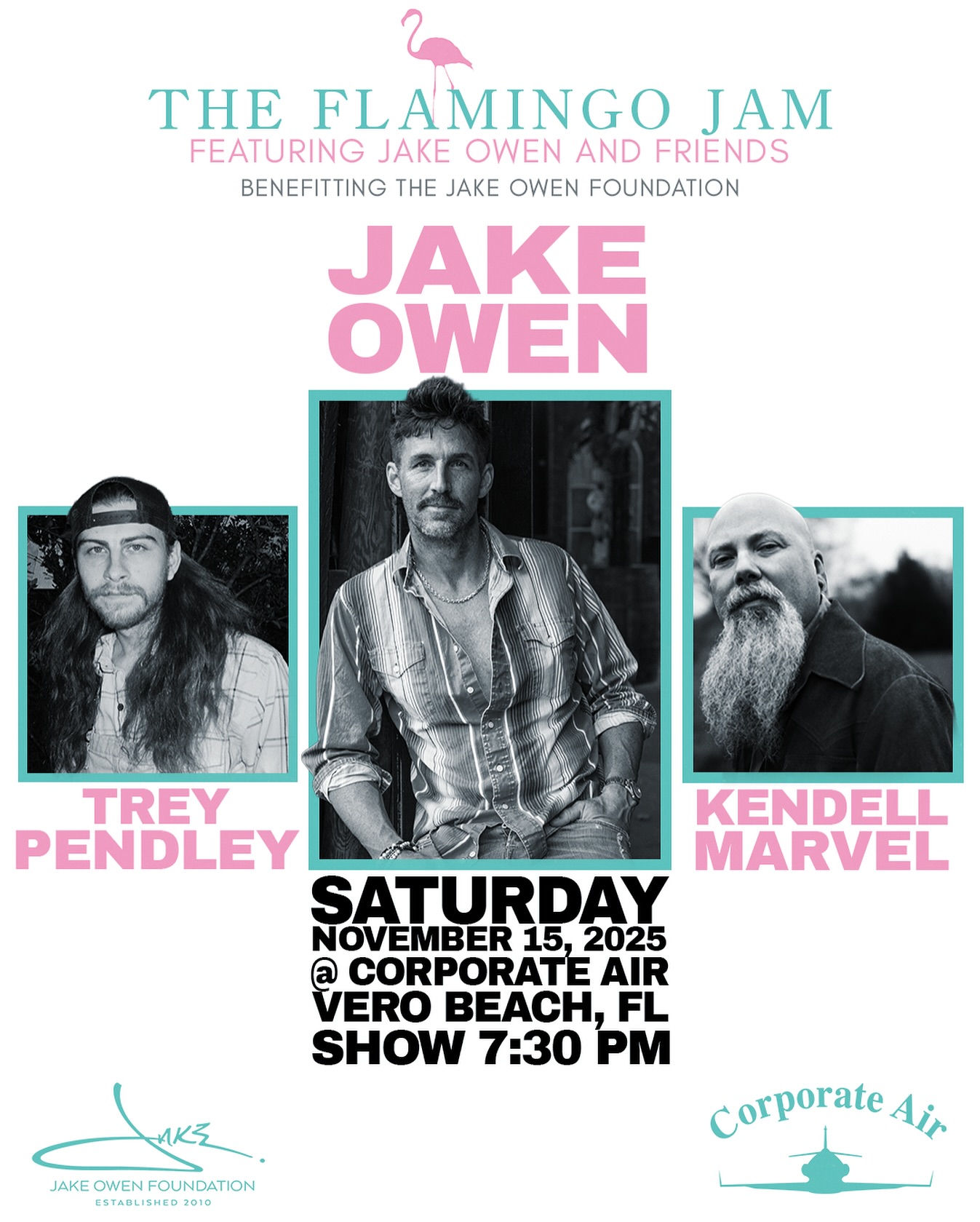 The Flamingo Jam Featuring Jake Owen and Friends - Vero Beach