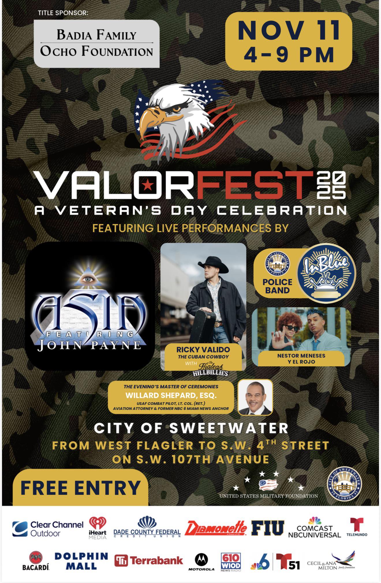 Ricky Valido at Valorfest - Sweetwater
