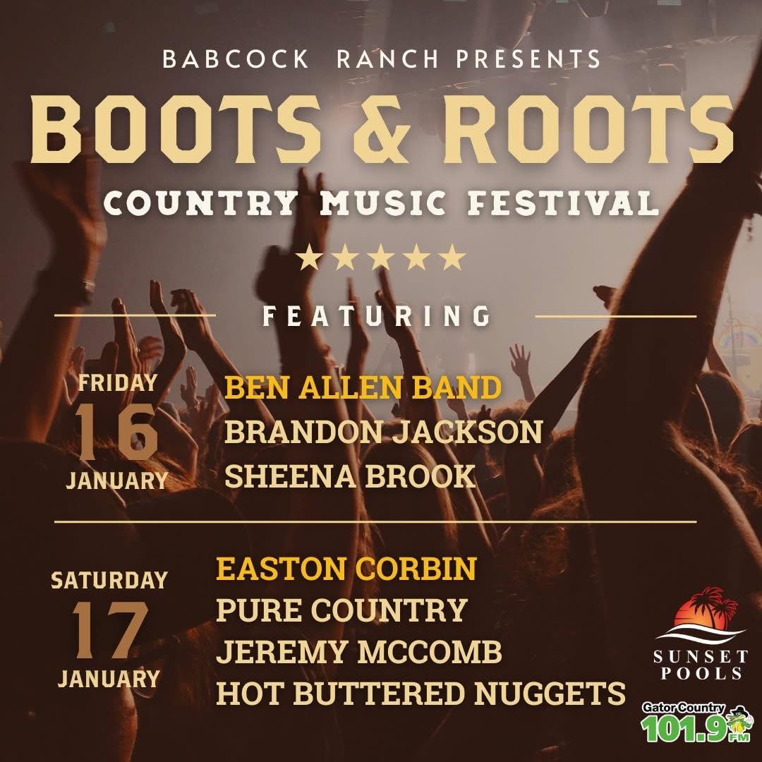 Boots & Roots Country Music Festival - Punta Gorda