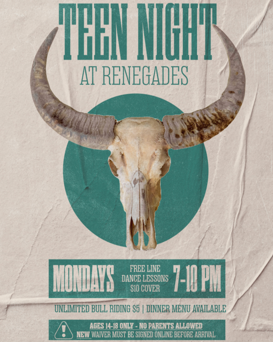 Teen Night at Renegades - West Palm Beach