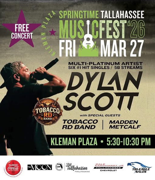 Dylan Scott at Springtime Tallahassee Music Fest - Tallahassee