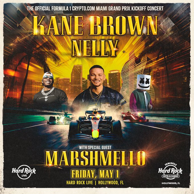 Kane Brown, Nelly, Marshmello - Hollywood