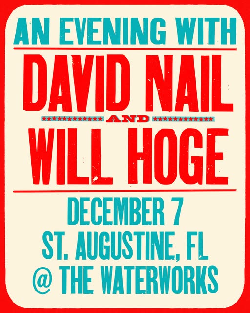 David Nail, Will Hoge - St. Augustine
