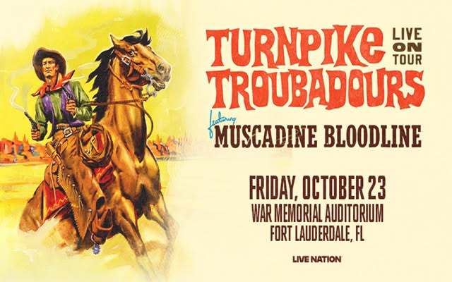 Turnpike Troubadours, Muscadine Bloodline - Fort Lauderdale