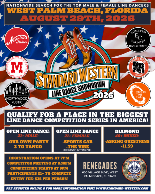 Standard Western Line Dance Showdown at Renegades - West Palm Beach