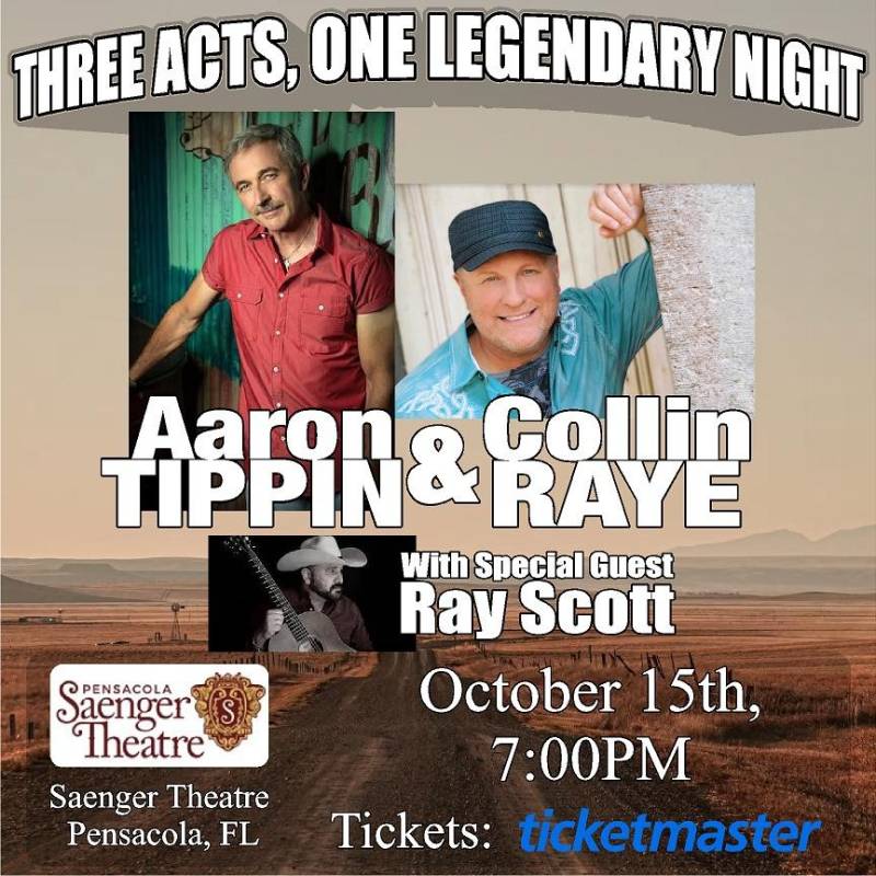 Collin Raye, Aaron Tippin, Ray Scott - Pensacola