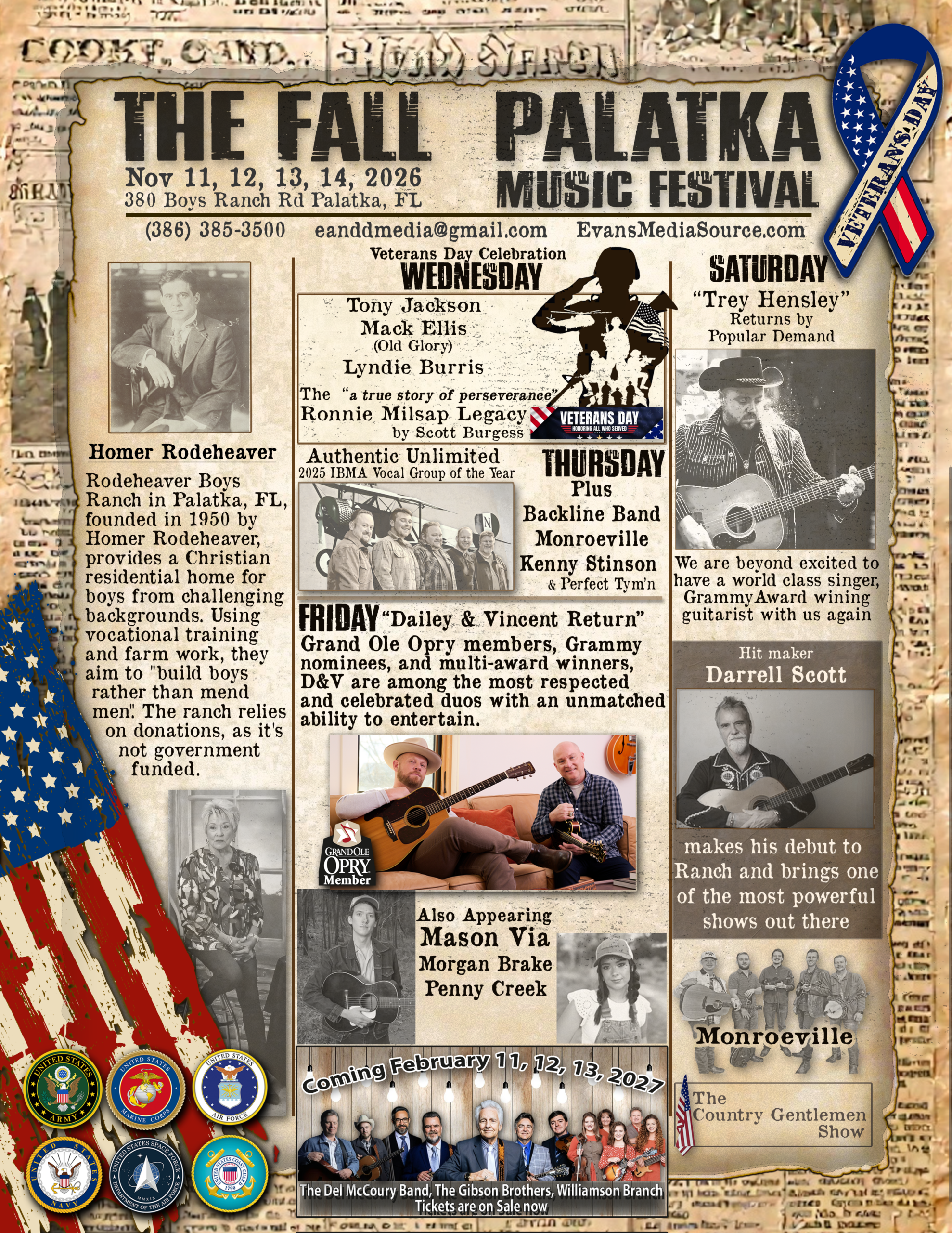 2026 Palatka Fall Bluegrass Festival - Palatka